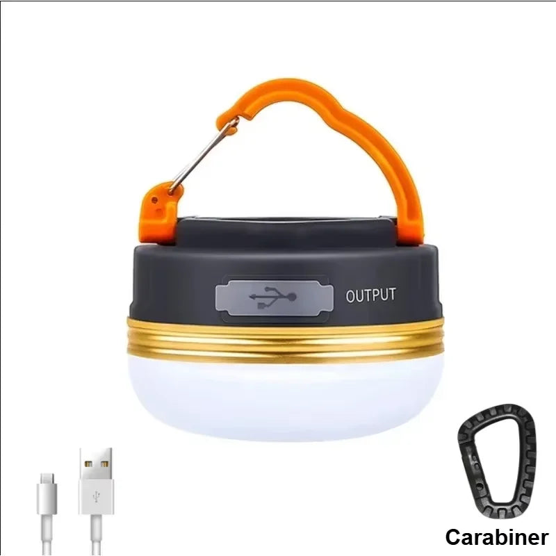 Rechargeable LED Camping Lantern With folding LED