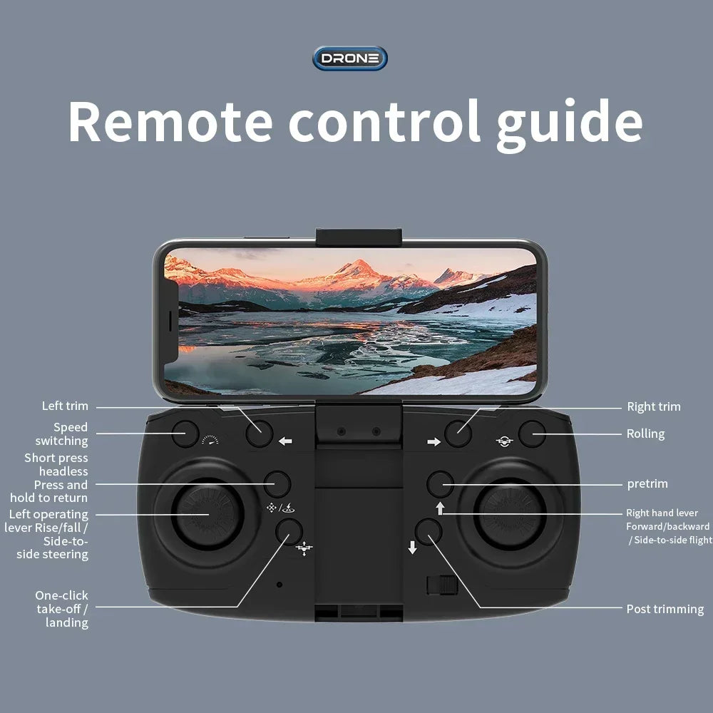 Foldable New E88 Pro RC Drone With 4K Professional 1080P