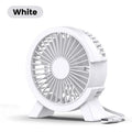 Mini USB Rechargeable Table Fan Portable
