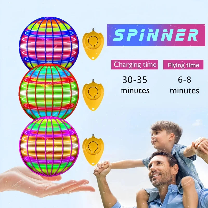Flying Ball Boomerang Flyorb Magic With LED Lights Drone