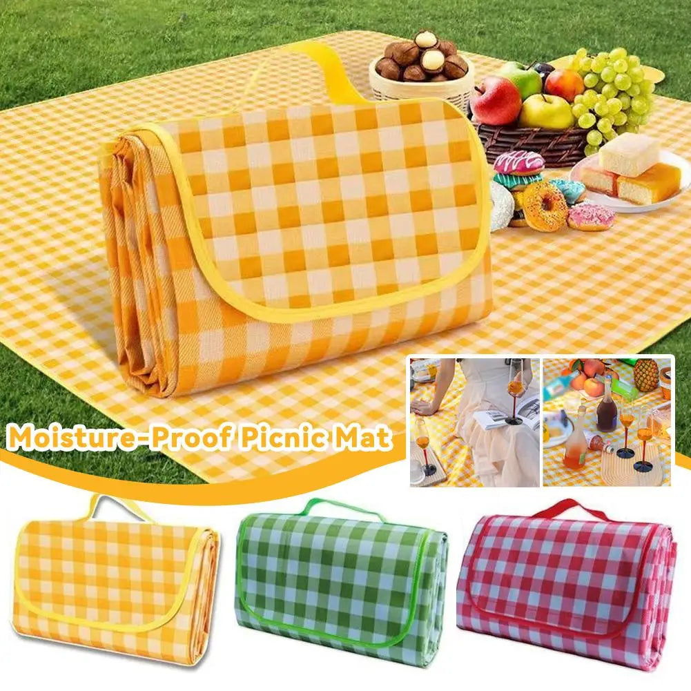 Lightweight Foldable Picnic Blanket Sand Proof Waterproof