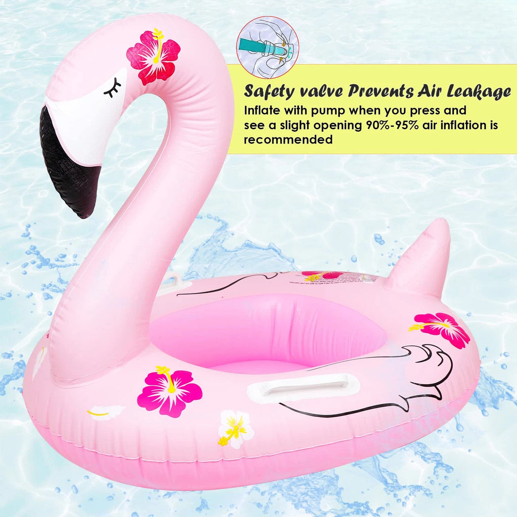 Toy Floating Seat Flamingo Shape Water