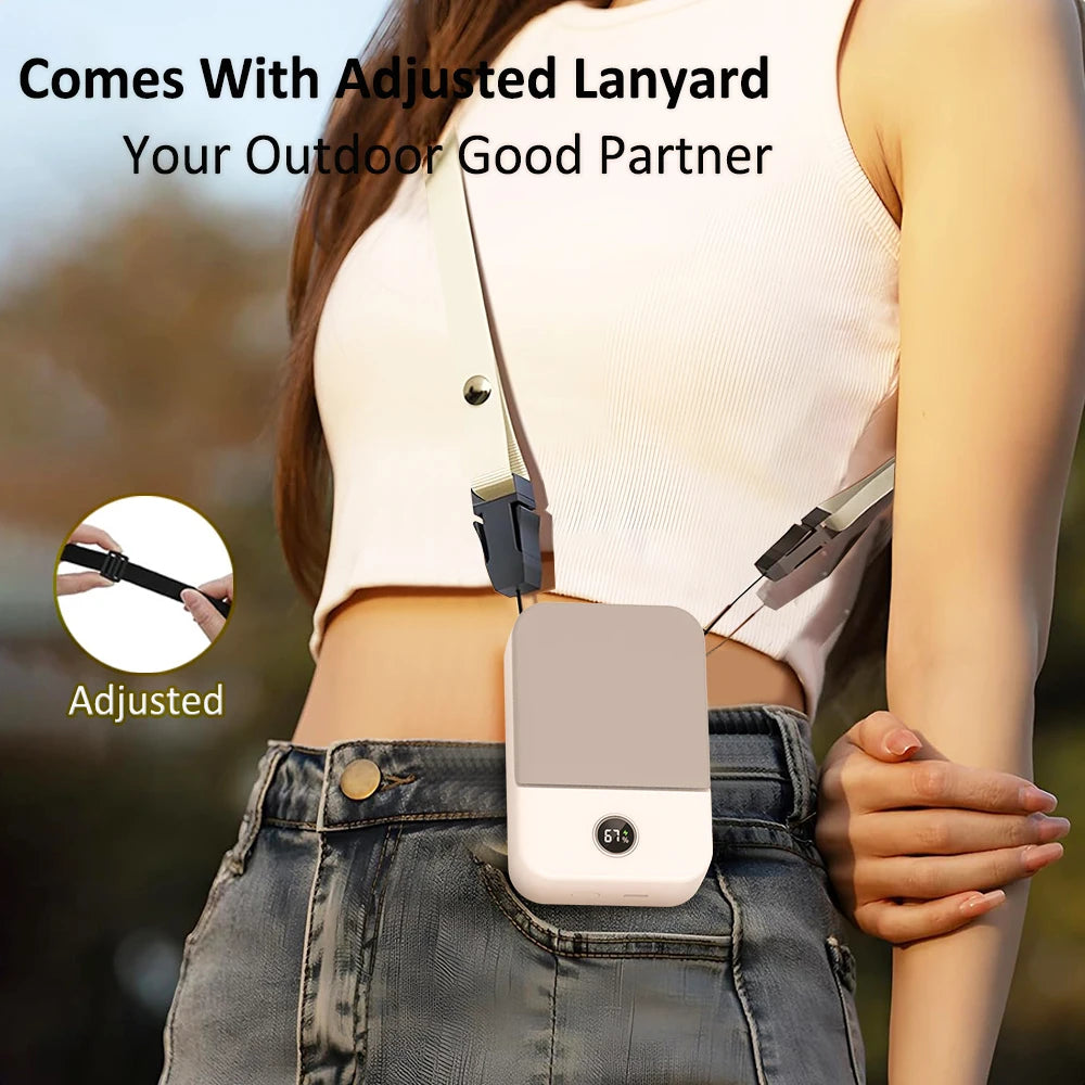 Waist Fan Portable Outdoor Mini Hanging