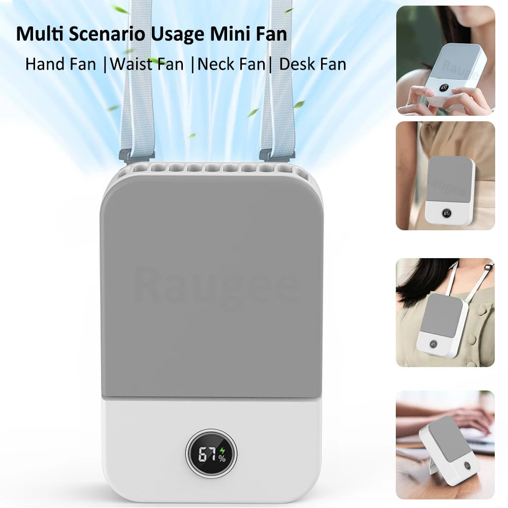 Waist Fan Portable Outdoor Mini Hanging