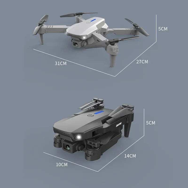 Foldable New E88 Pro RC Drone With 4K Professional 1080P
