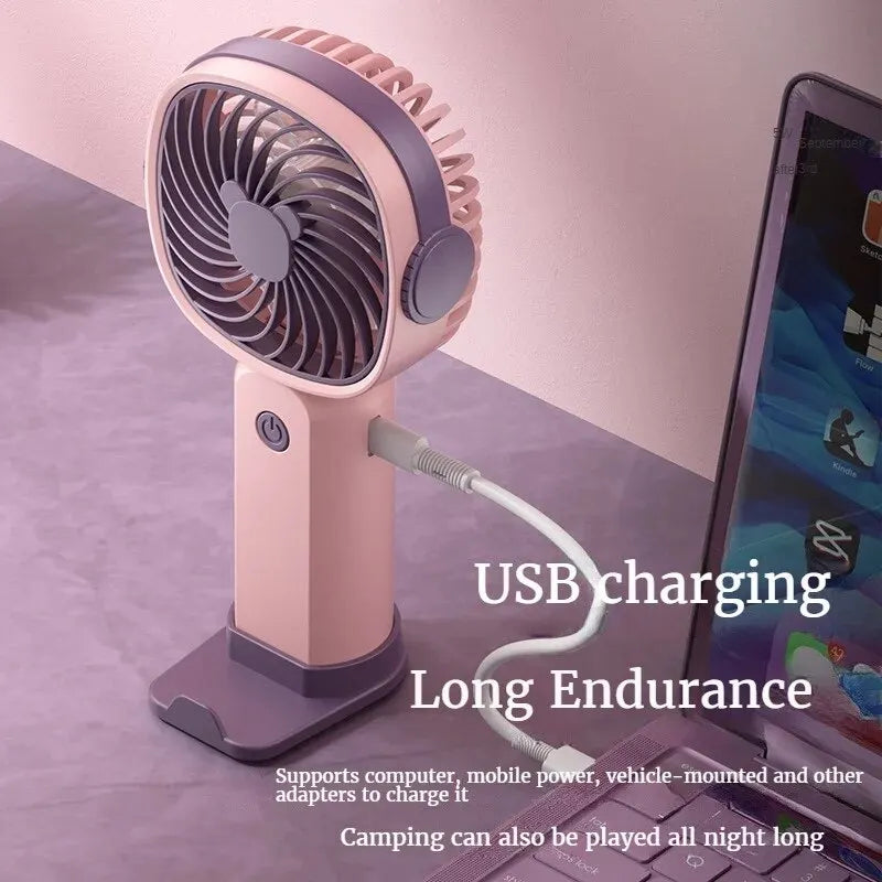 Mini USB Handheld Fan Multi-Functional