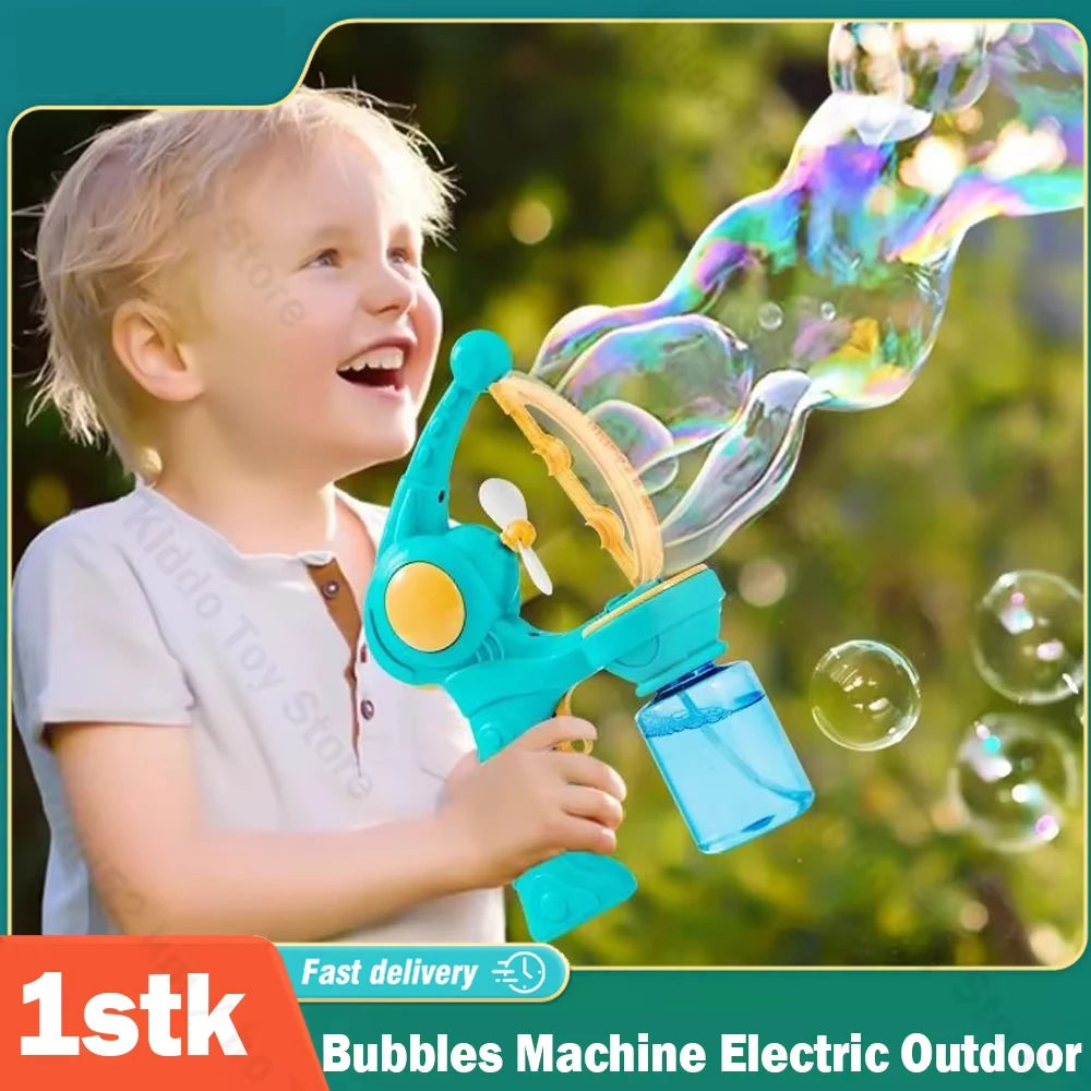 Bubbles Machine Bubble Gun large Small bubbles Kids Toy