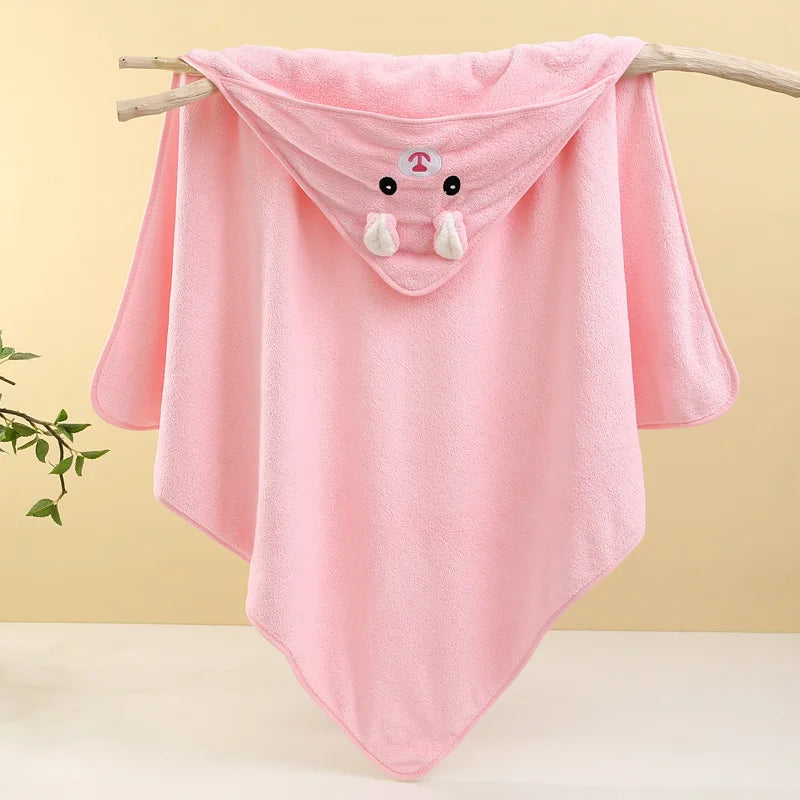Cute Bath Towel for Baby Soft Absorbent Towel Newborn