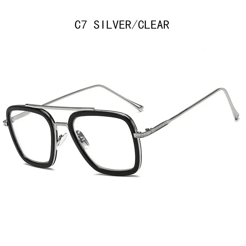 Luxury Square Sunglasses Men Women Brand