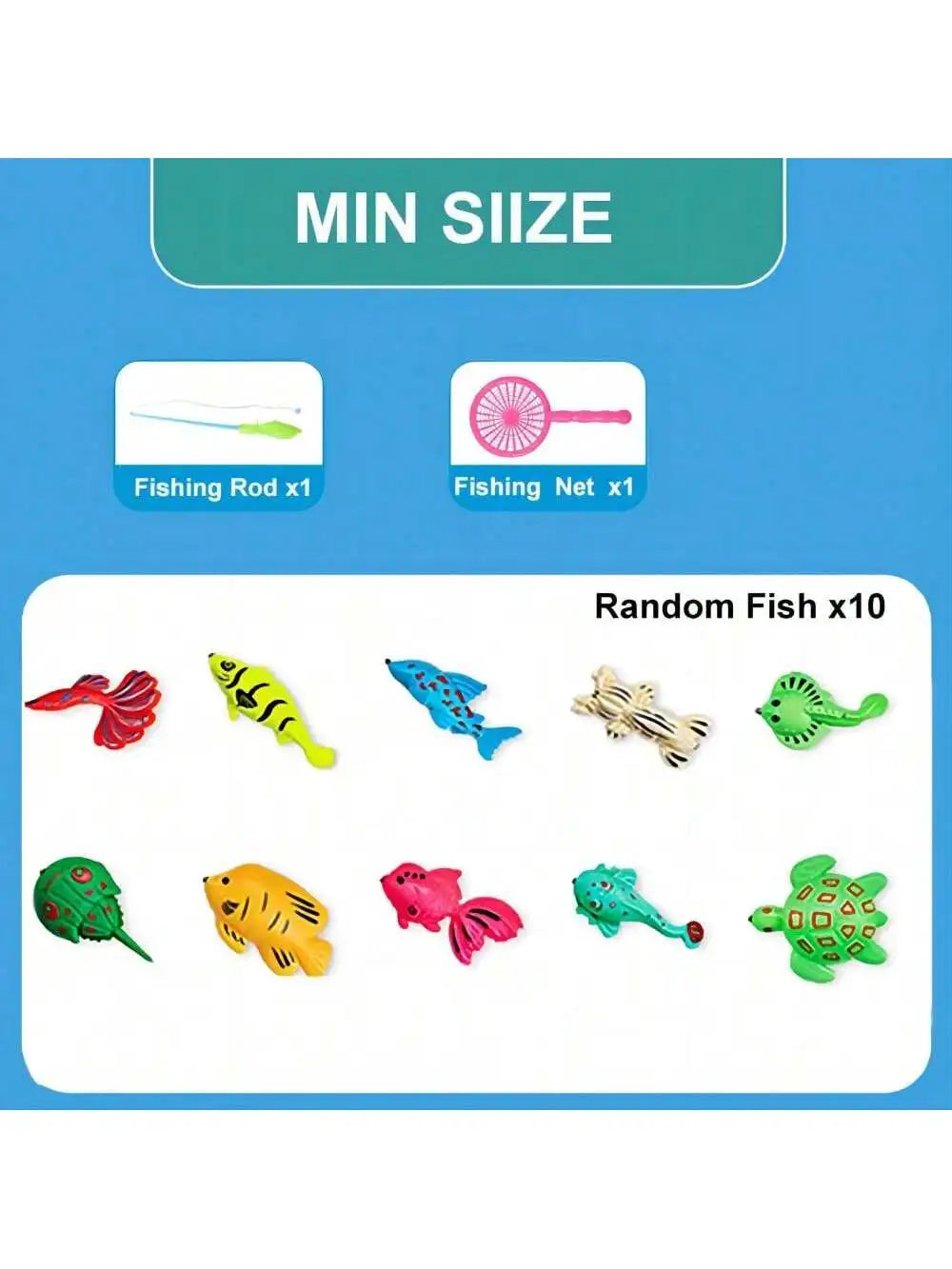 Kids Fishing Toy Set Play Water Toys for Baby