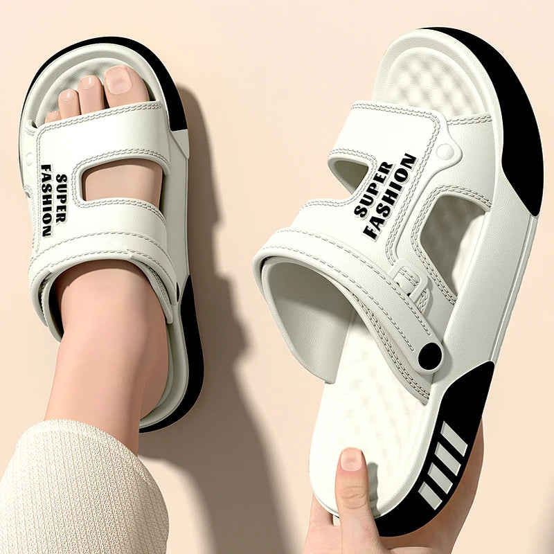 Men Slippers Summer EVA Soft-soled Platform Slides Sandals