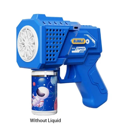 electric bubble gun,, automatic soap blower with lights,