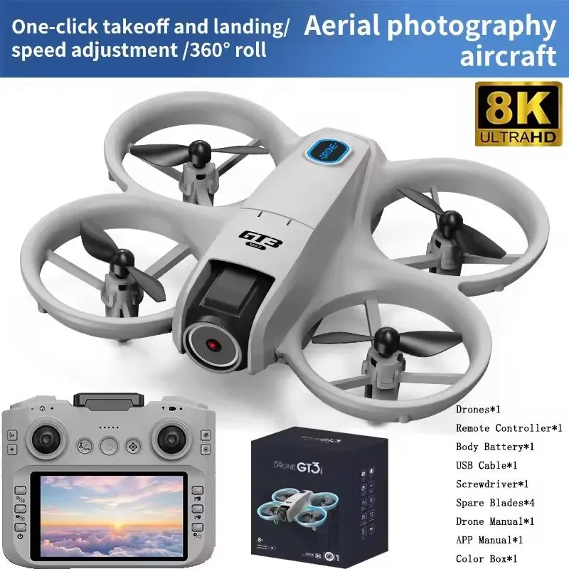 NEW Original GT3 Drone 8K WIFI GPS Professional HD