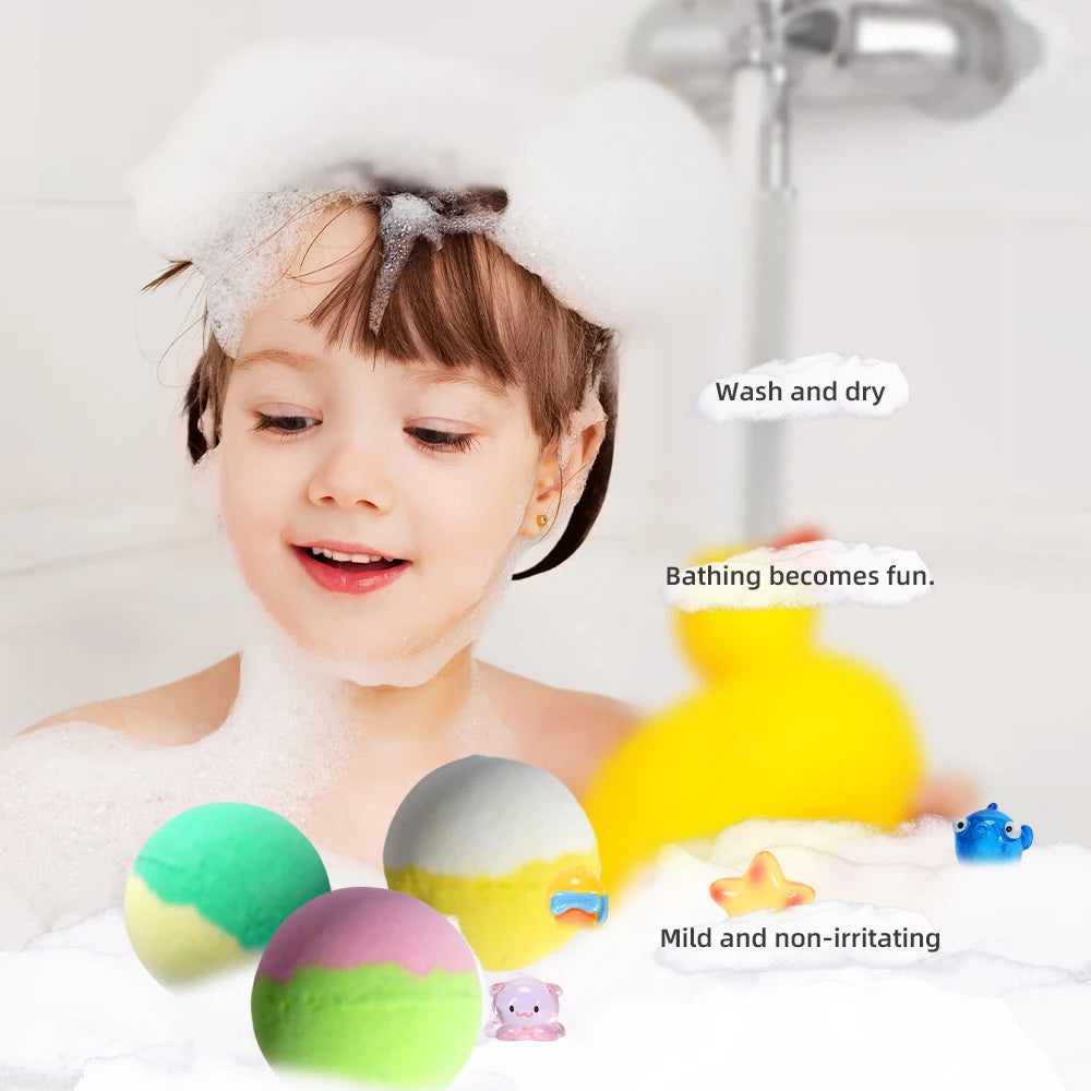 Bath Bombs for Kids with Surprise Inside, 24 Pack Kids Bath