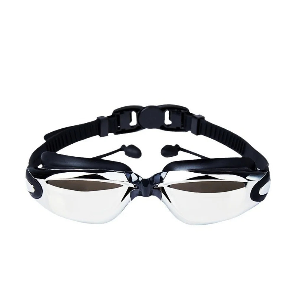Swimming Goggles Adults Swim Glasses with Earplug Men Women