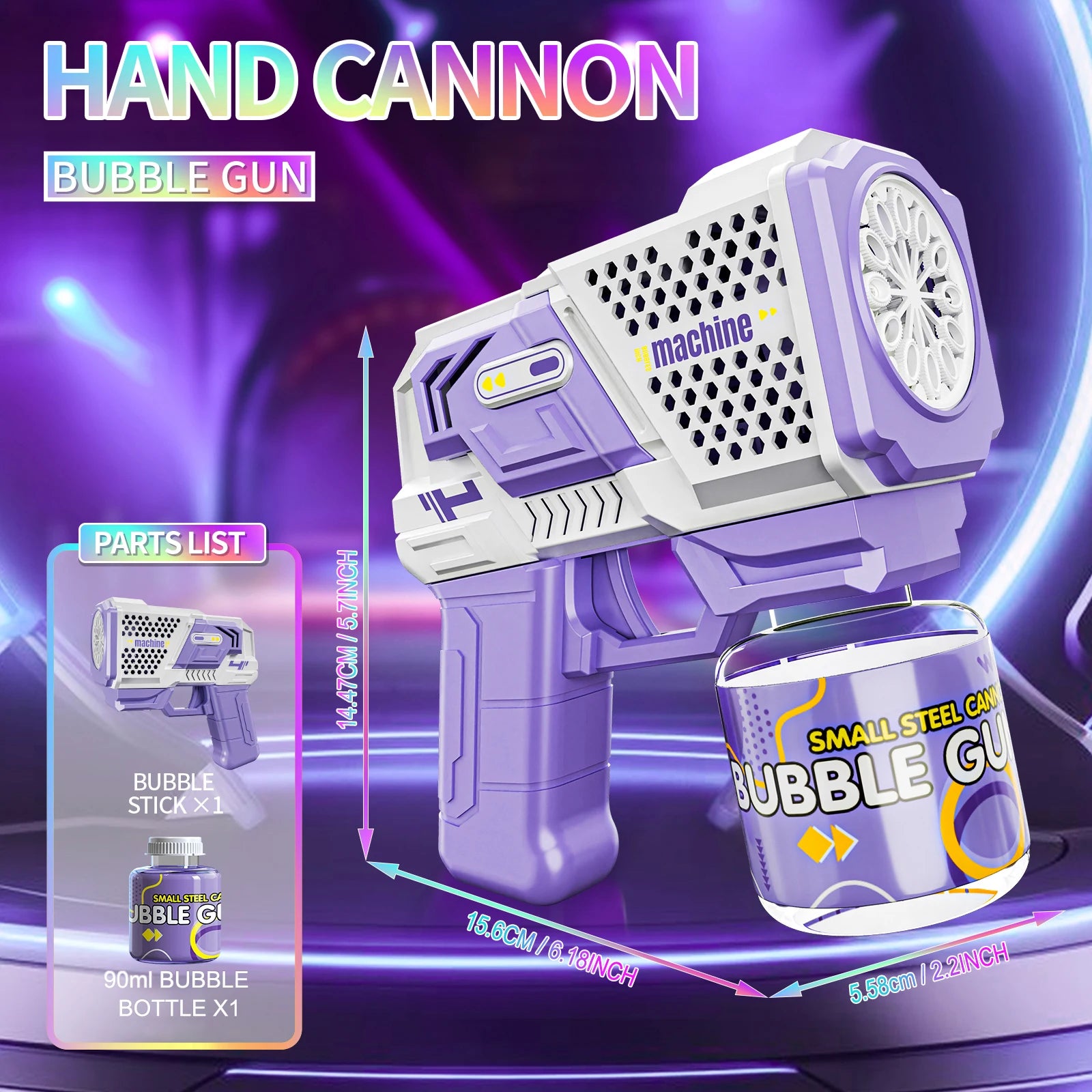 Hight Output 7000+ Bubbles Automatic Bubble Blower