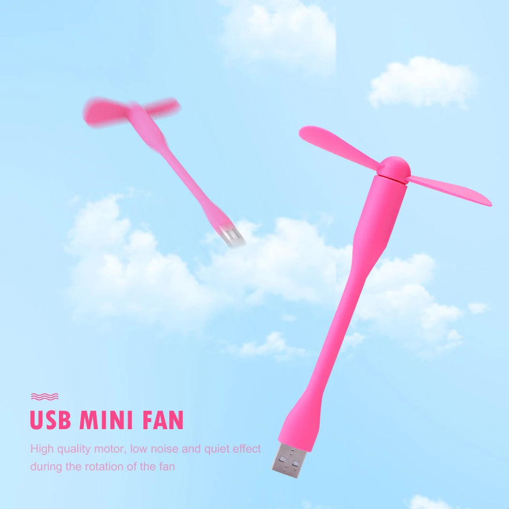 Mini USB Fan Flexible Bendable Fan