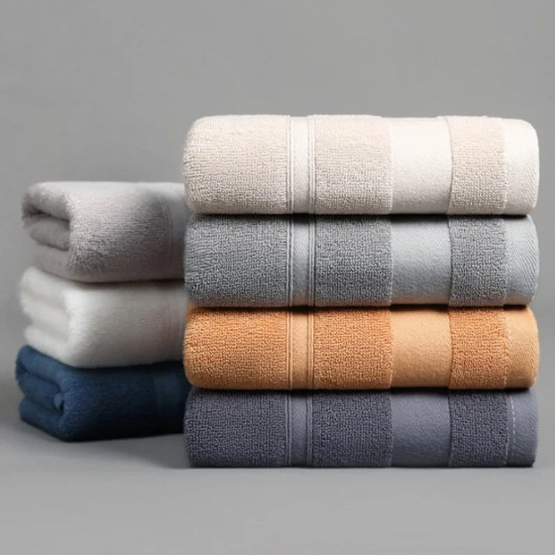 Bath Towel Soft Absorbent Cotton Towels Thickened