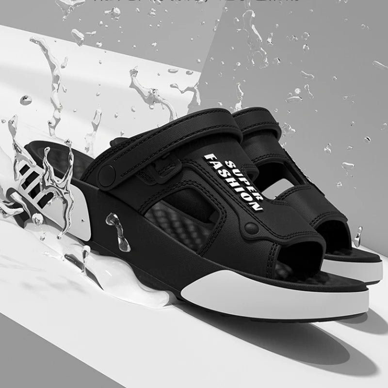 Men Slippers Summer EVA Soft-soled Platform Slides Sandals