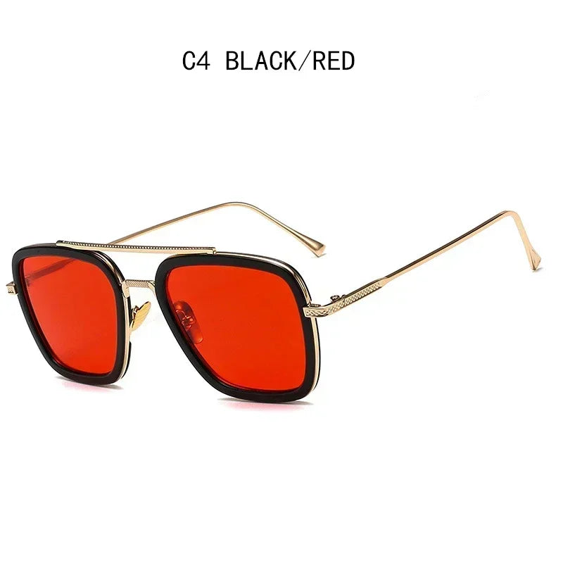 Luxury Square Sunglasses Men Women Brand