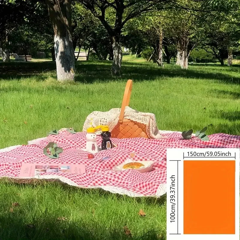 1pc Outdoor Picnic Mat, Summer Thick Waterproof Beach Blanket,