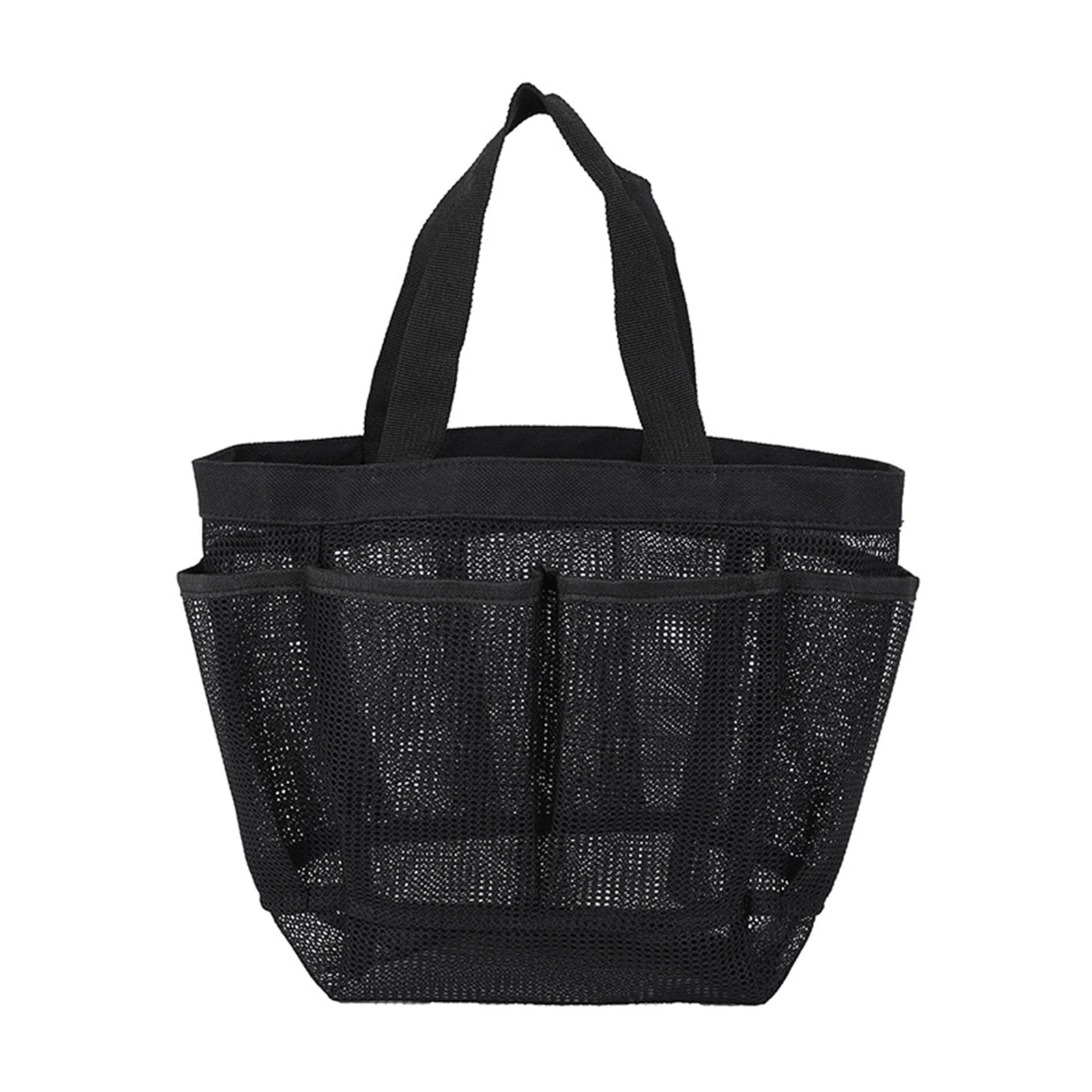 Mesh Beach Bags Tote Bag with 8 Pockets Waterproof