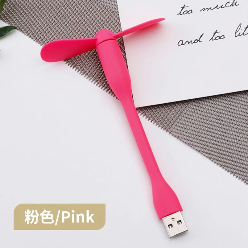 Mini USB Fan Flexible Bendable Fan