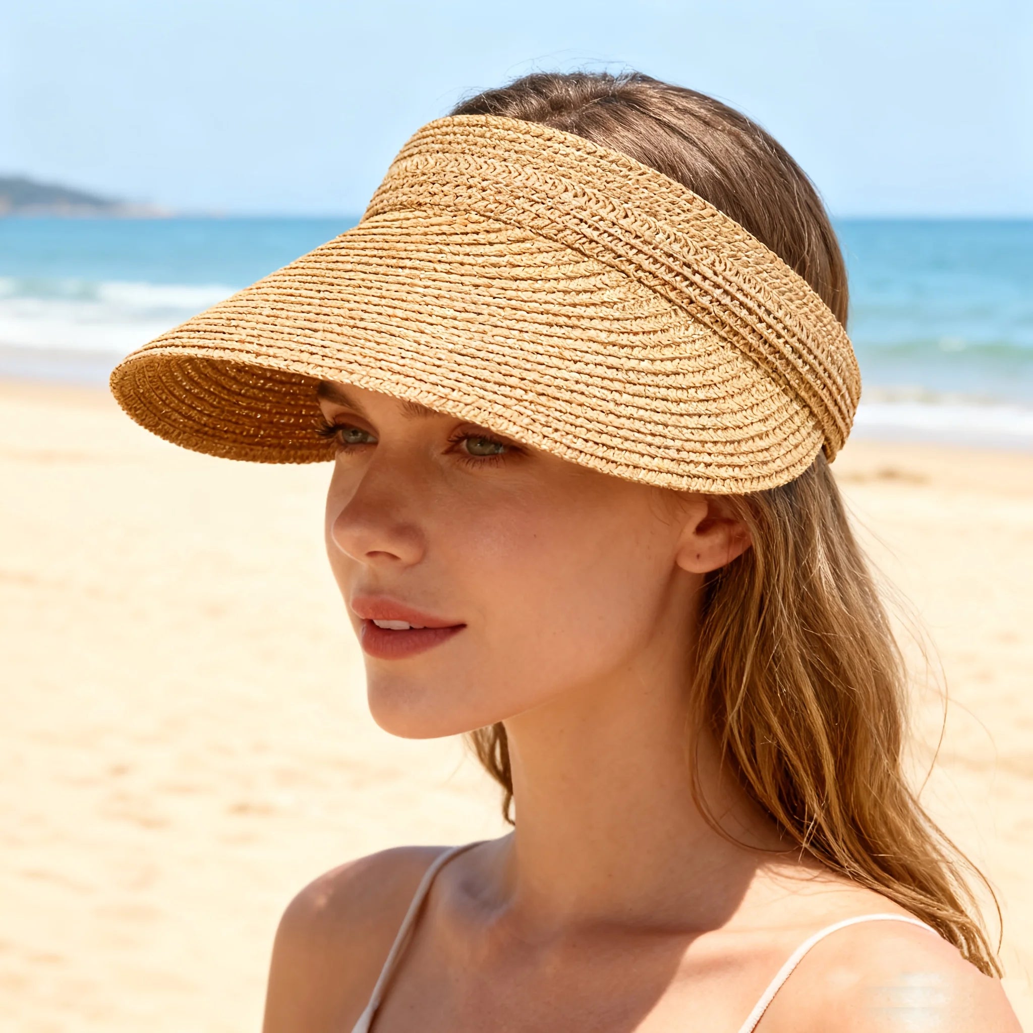 Summer  Woven Sun Hat,