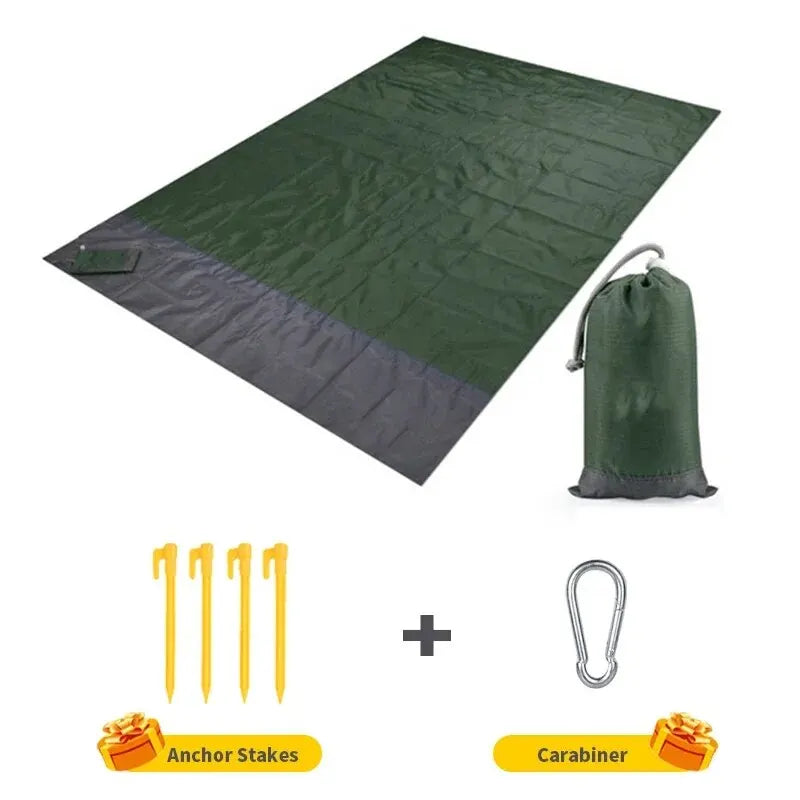 Beach Blanket Sandproof 200 X 140cm Waterproof Beach Mat