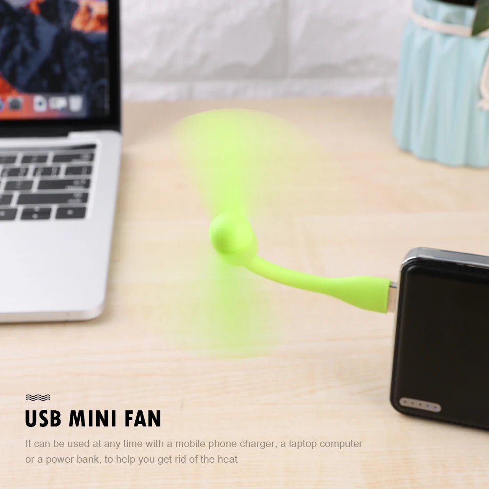 Mini USB Fan Flexible Bendable Fan