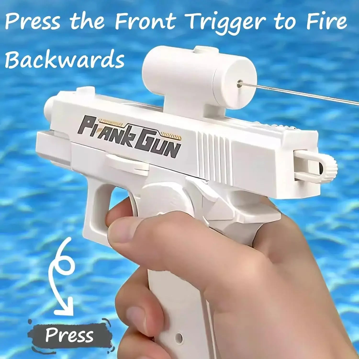 Creative Prank Double Sided Reverse Water Spray Gun Summer
