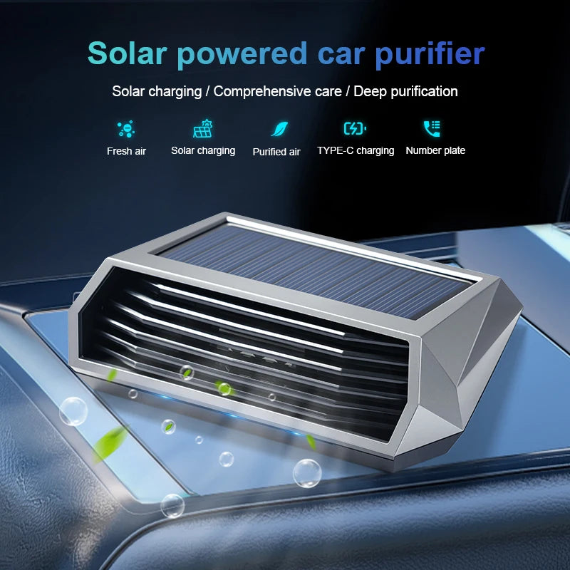 1pc, Solar purifier, automatic operation, air purifier