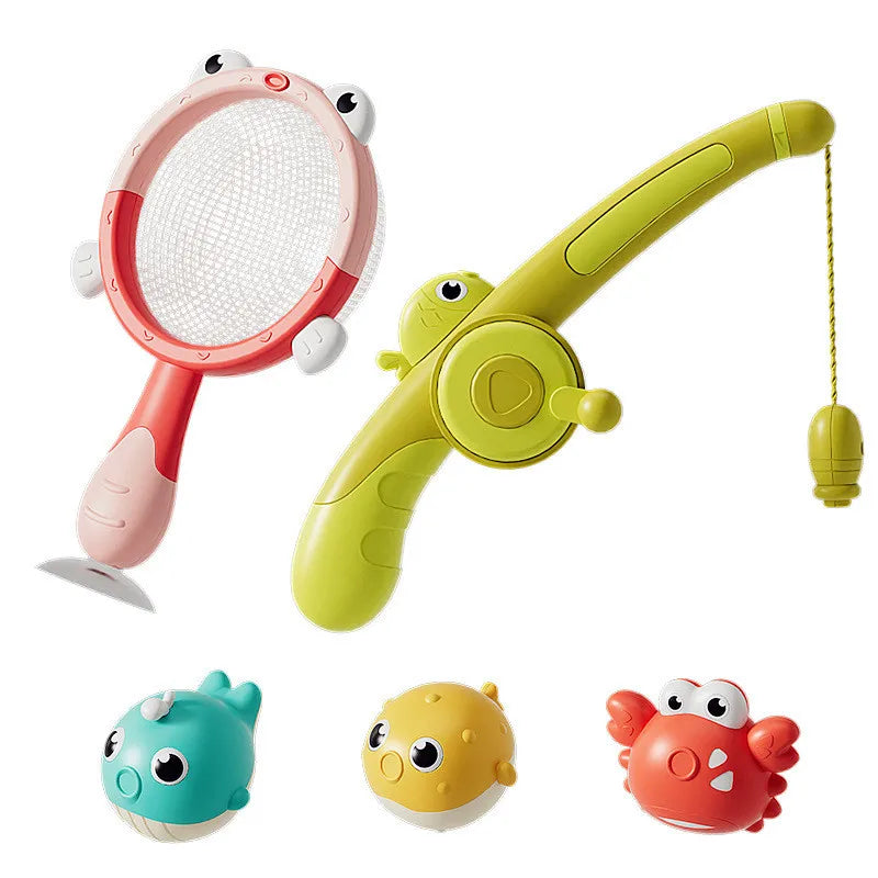 Fishing Games Baby Bath Toys Set with