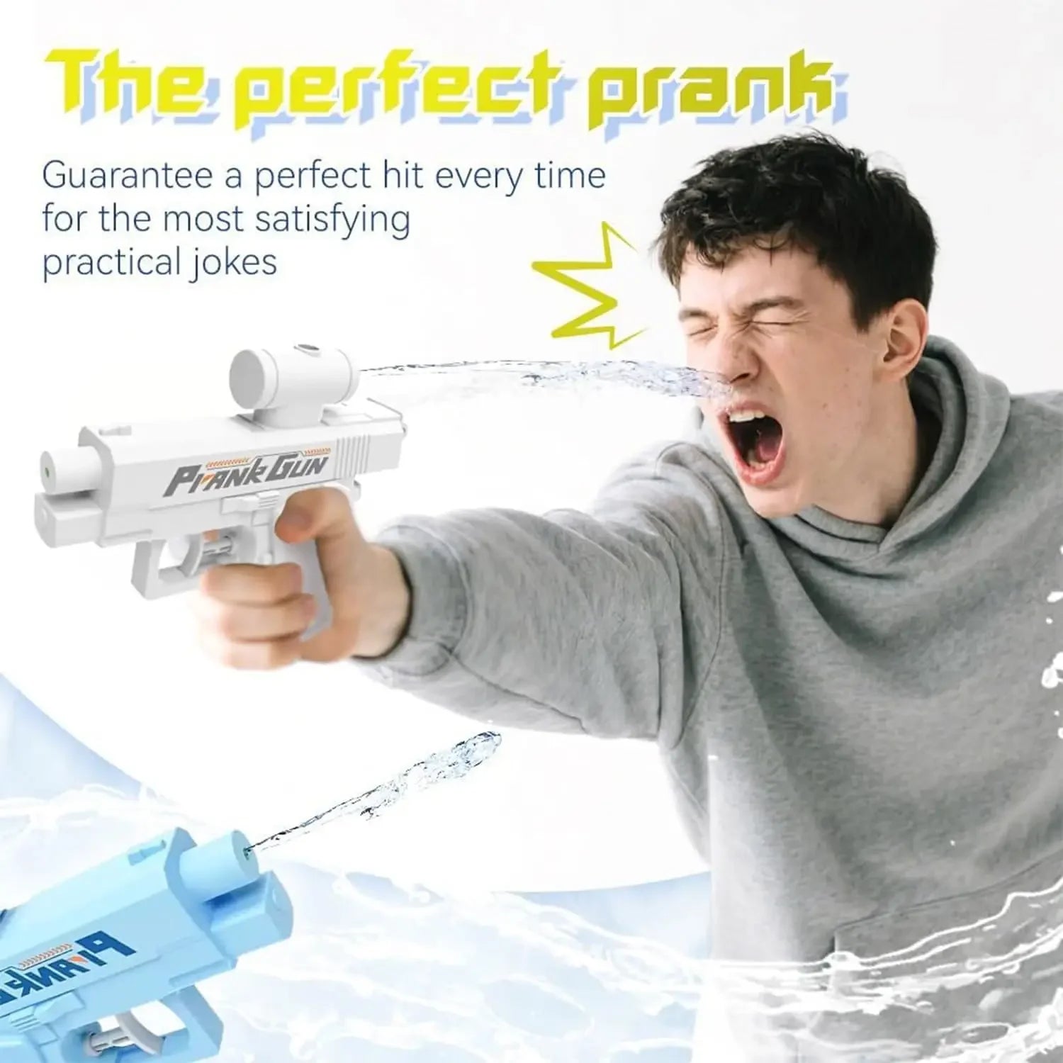 Creative Prank Double Sided Reverse Water Spray Gun Summer