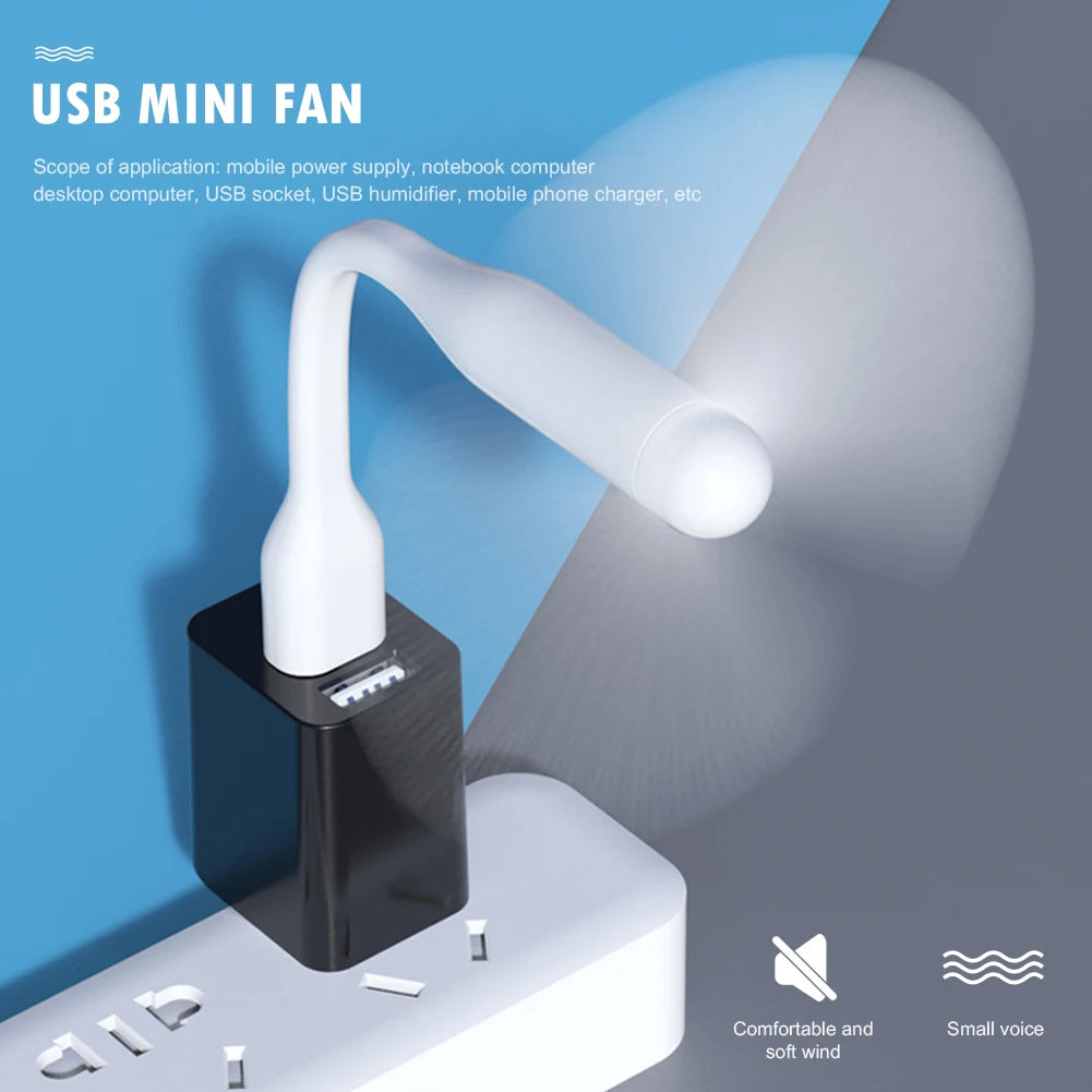 Mini USB Fan Flexible Bendable Fan