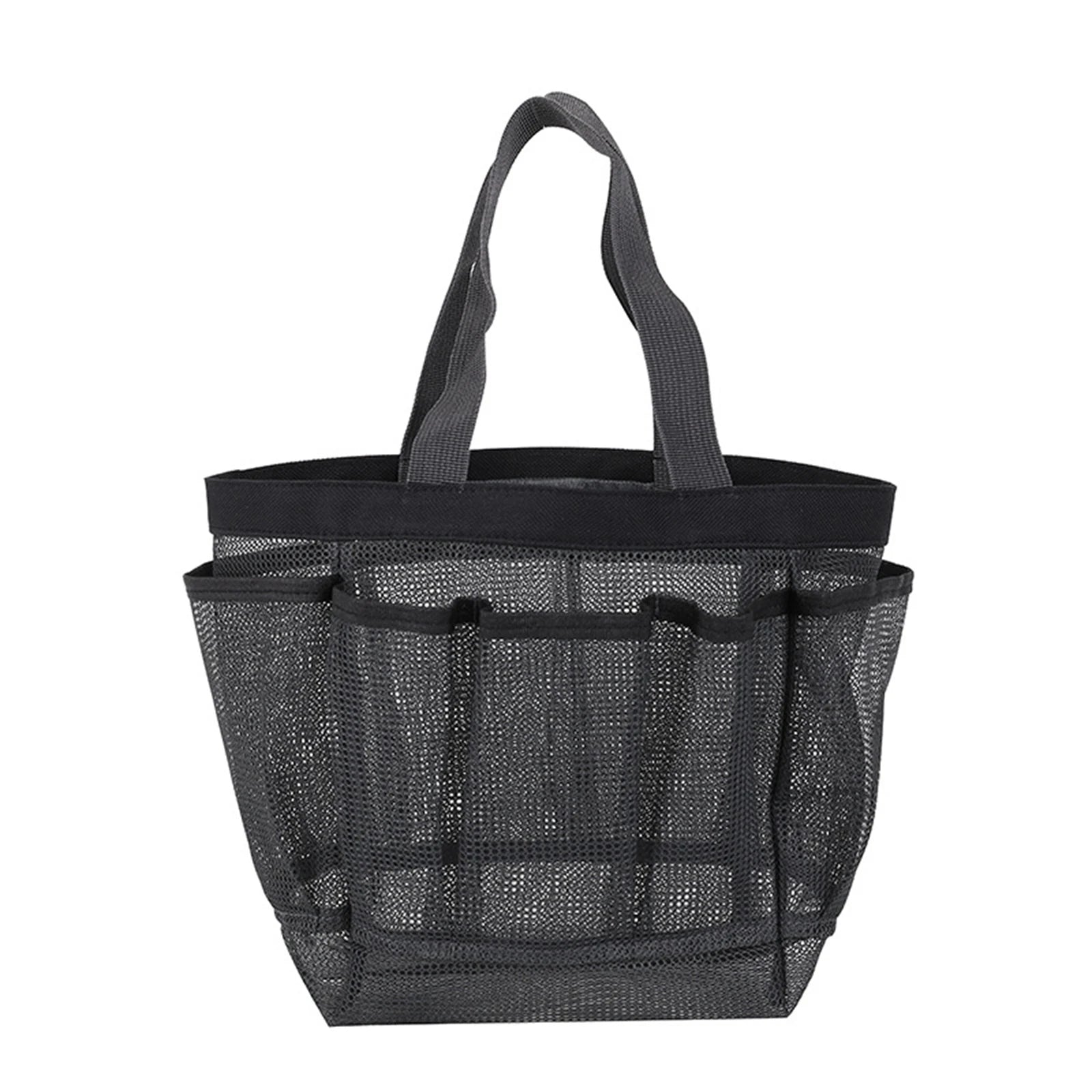 Mesh Beach Bags Tote Bag with 8 Pockets Waterproof