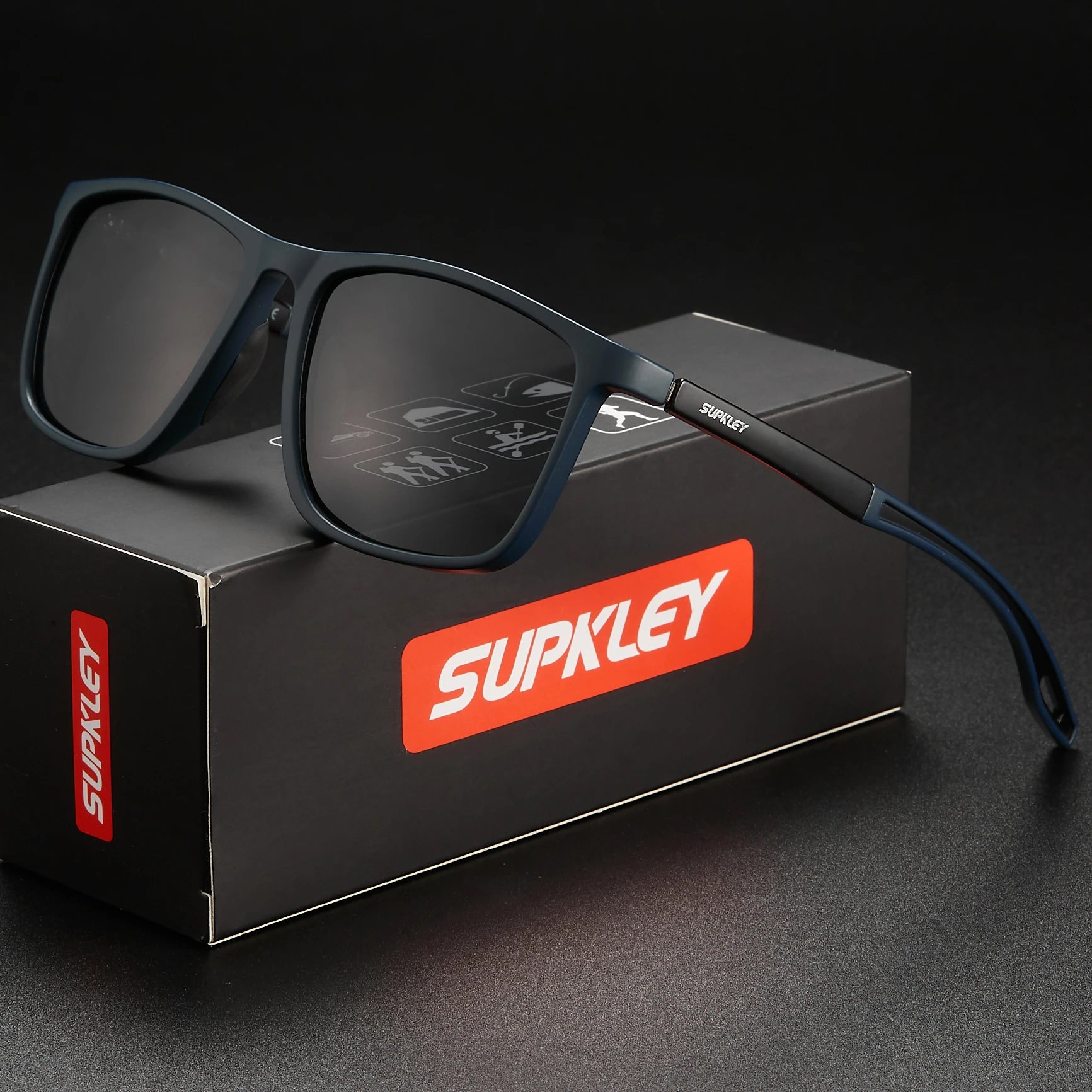 SUPKLEY Sports Sunglasses for Men Women
