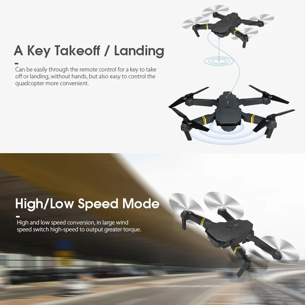 E88/E58 Mini Drone Professional 4K HD Camera
