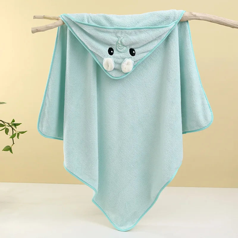 Cute Bath Towel for Baby Soft Absorbent Towel Newborn