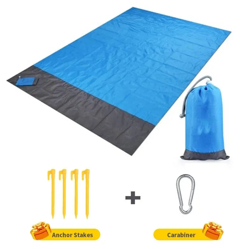 Beach Blanket Sandproof 200 X 140cm Waterproof Beach Mat