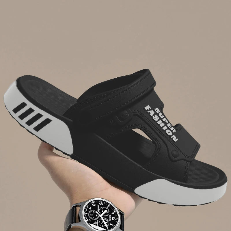 Men Slippers Summer EVA Soft-soled Platform Slides Sandals